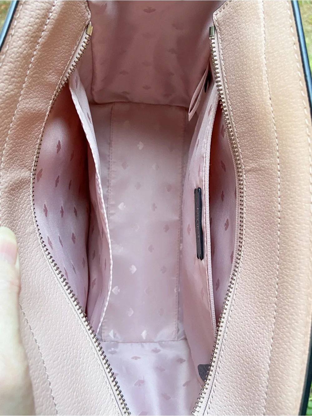 Kate Spade Jeanne Saffiano Leather Medium Satchel Pink Black-Old Money Preppy